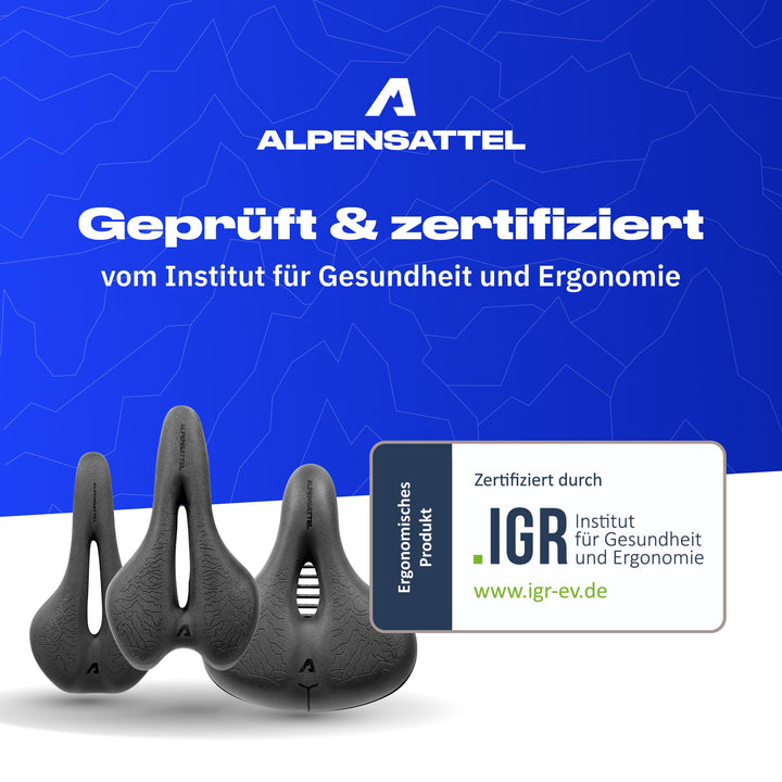 Fahrradsattel ergonomisch Race+ 3D Memory Foam für Sport-Sitzhaltung - Bild 3