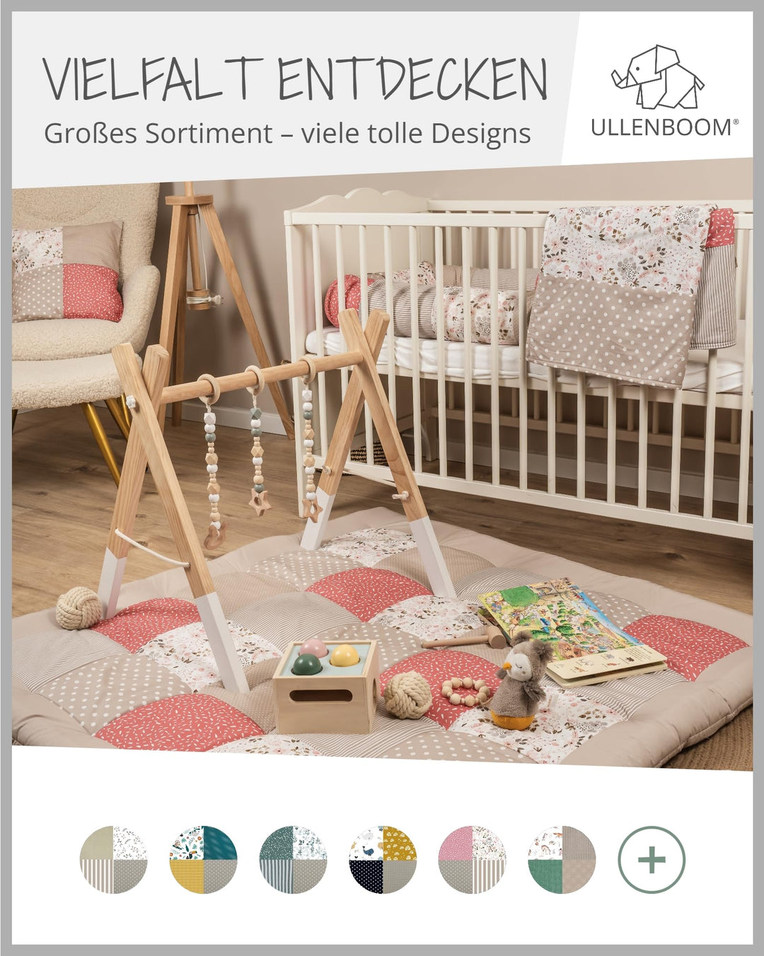 Einschlagdecke Babyschale Rosa Blüten für 3- &amp; 5-Punkt-Gurte - Bild 7