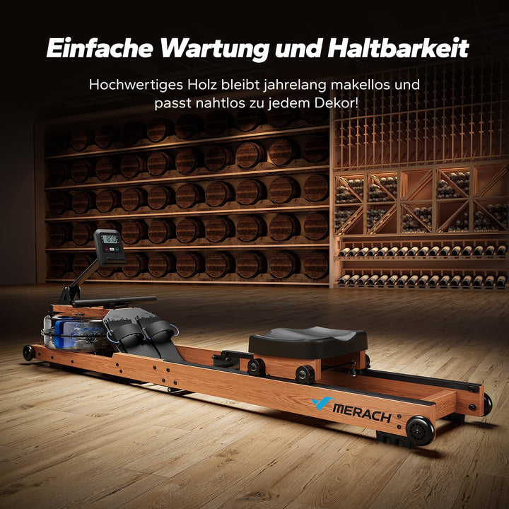 Wasser-Rudergerät Holz klappbar 180 kg Tragkraft mit APP - Bild 7