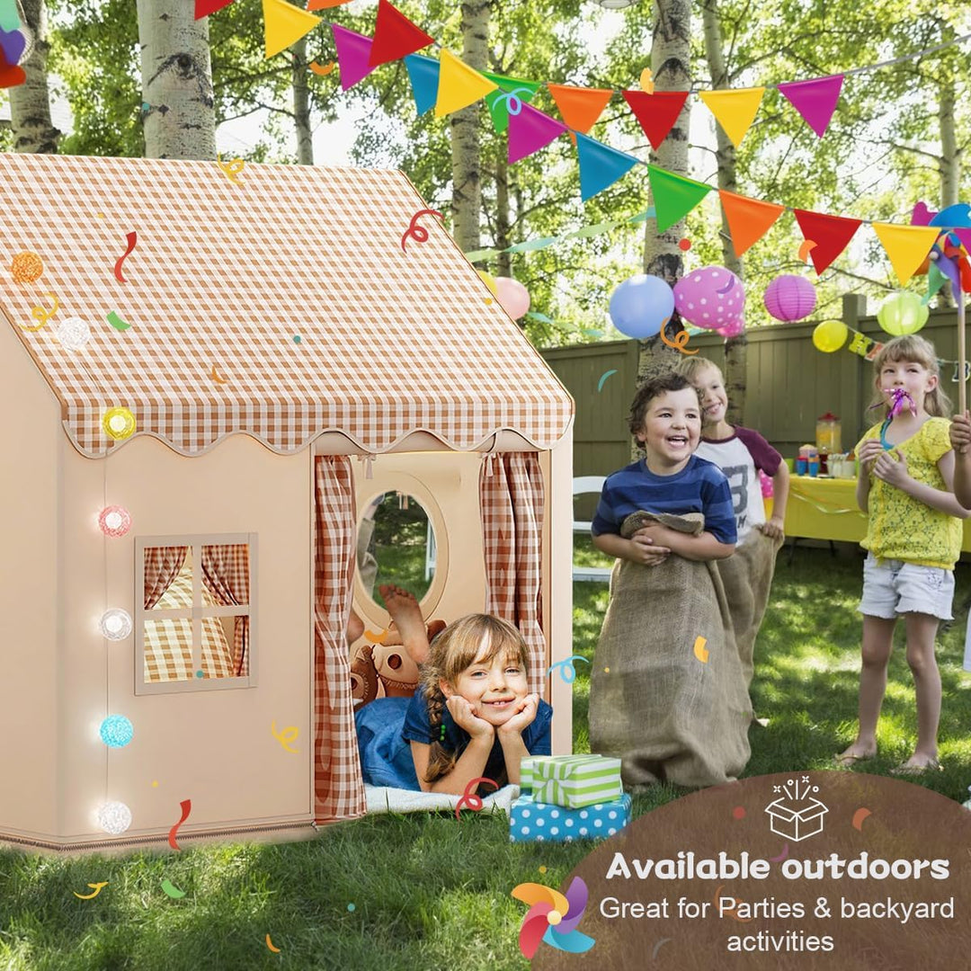 Kinderspielzelt Indoor 105x128x120cm Polyester für Mädchen - Bild 7