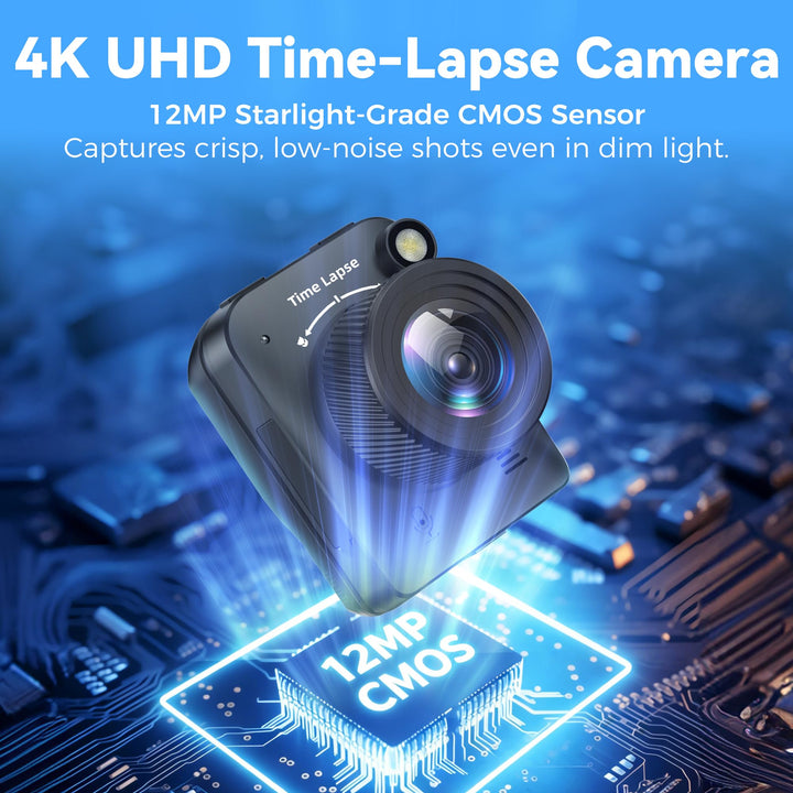 Zeitrafferkamera 4K Outdoor IP66 wasserdicht mit 32GB Karte - Bild 2