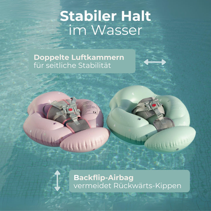 Schwimmring Baby 6–36 Monate BPA-frei mit 5-Punkt-Gurt - Bild 6