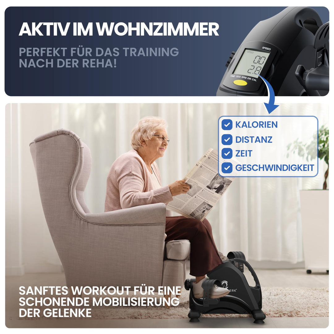 Pedaltrainer Set TÜV/GS geprüft für Senioren mit Anti-Rutschmatte - Bild 6