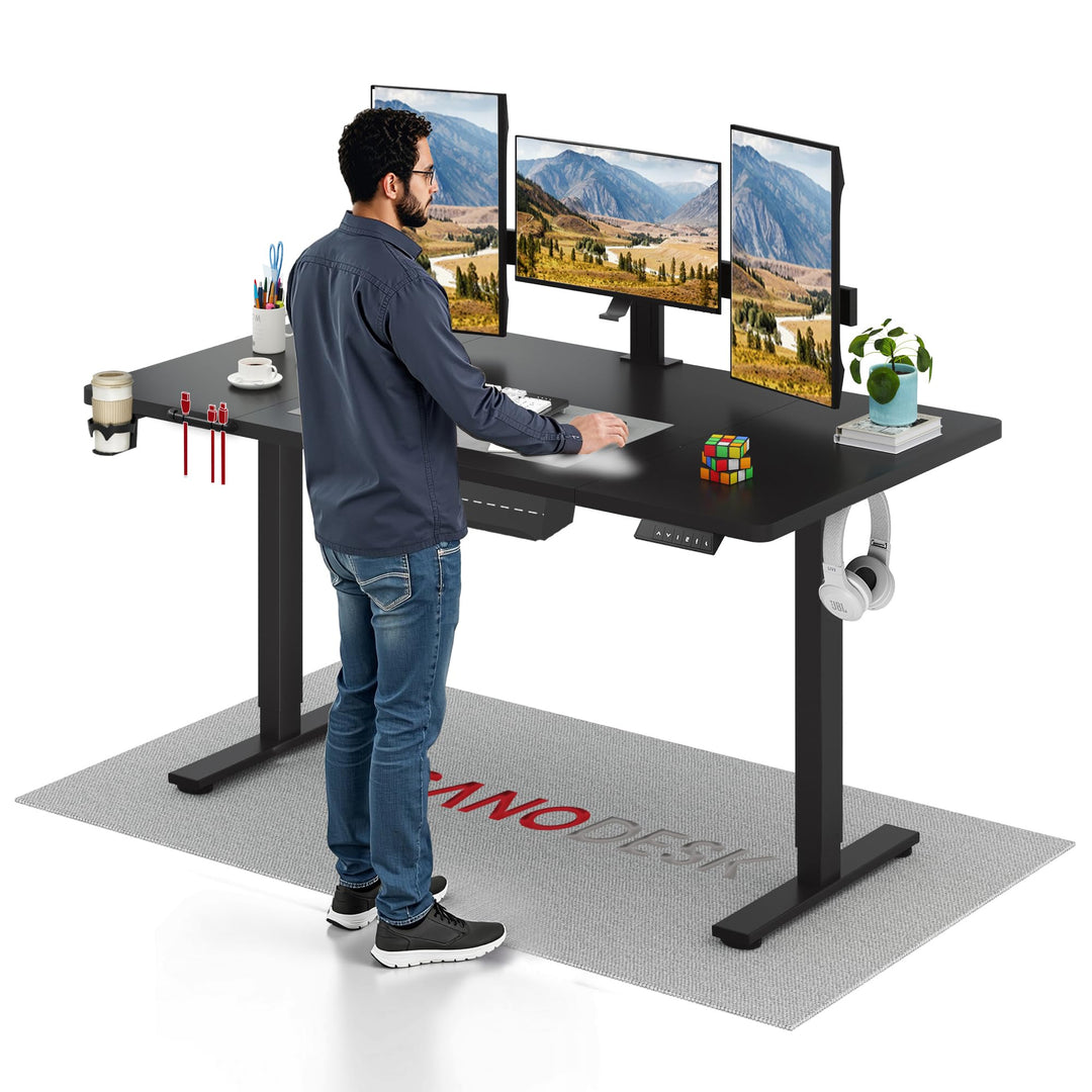Höhenverstellbarer Schreibtisch 160x60 cm mit Memory-Funktion