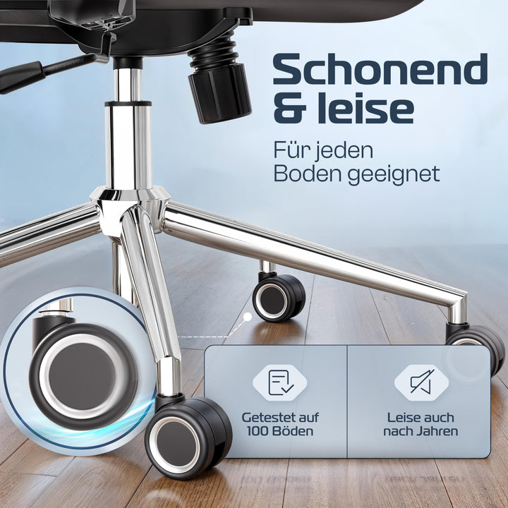 Bürostuhl Ergonomisch Mesh 2D-Armlehnen bis 150 kg bis 190 cm - Bild 6