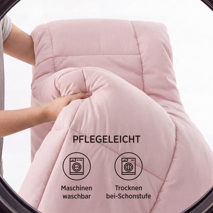 Bettdecke mit integriertem Bezug 135x200 Mikrofaser Allsaison - Bild 5