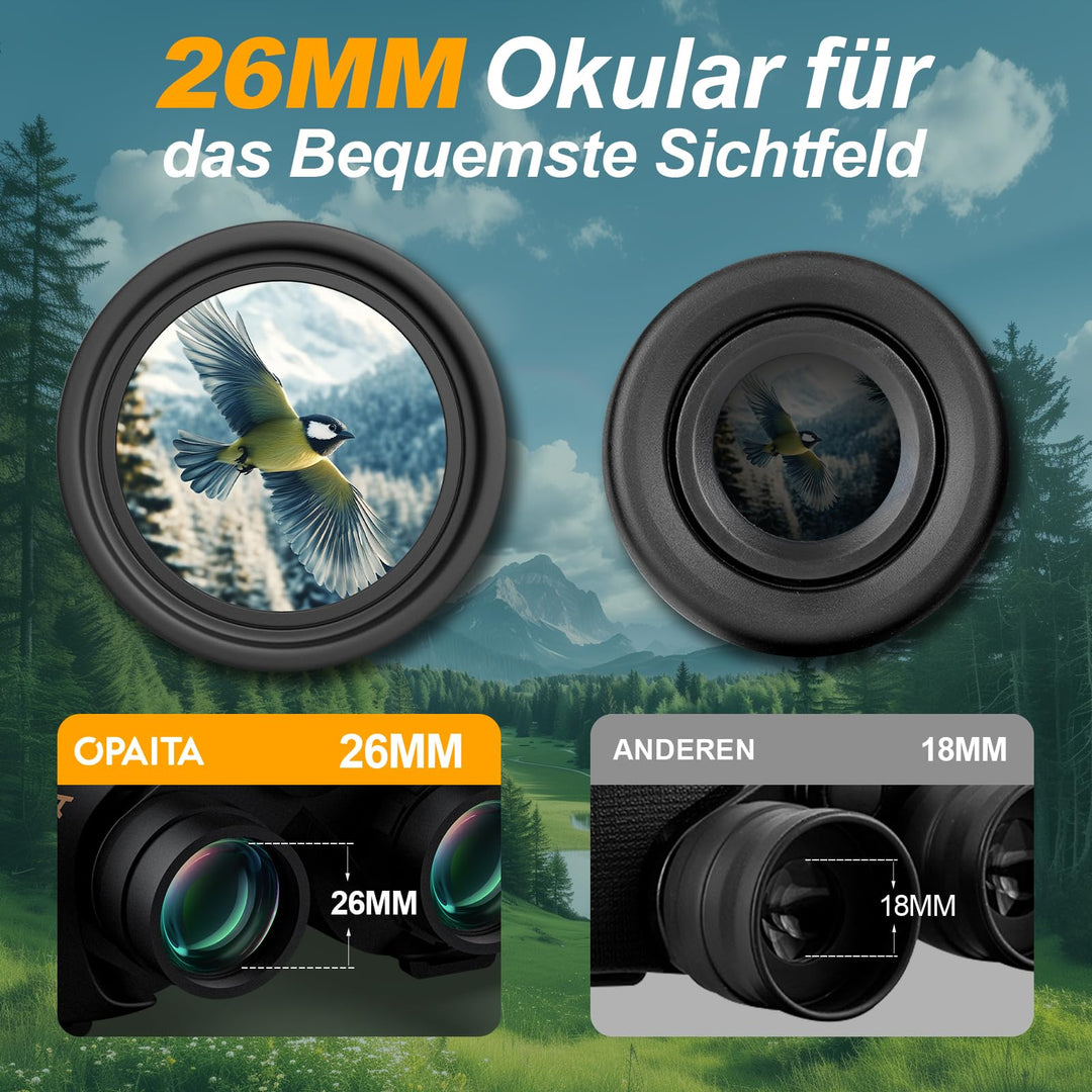 Fernglas 20x52 HD mit FMC-Objektiv und BAK-4-Prisma für Jagd und Wandern - Bild 3