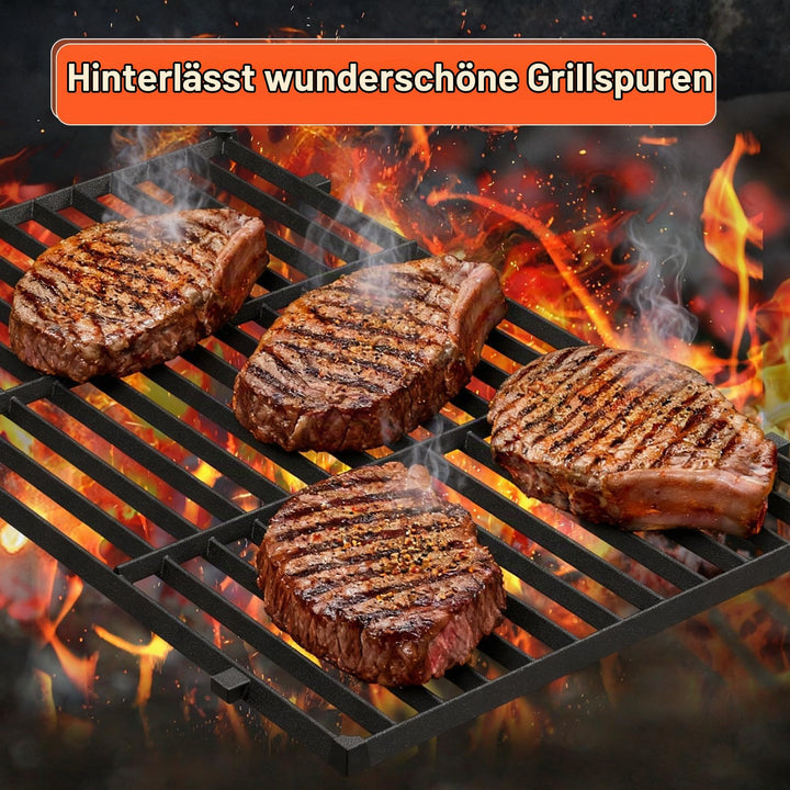 Grillrost Gusseisen 49,5x33cm für Weber Genesis 300 Serie 2er-Set - Bild 6