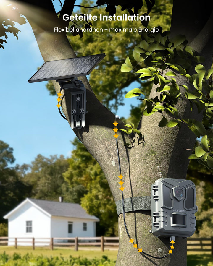 Wildkamera Solar 4K 64MP mit App-Übertragung ohne Abo - Bild 9