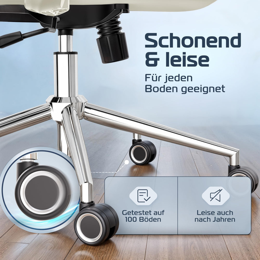 Bürostuhl Ergonomisch Mesh 135° Wippmechanik bis 190 cm - Bild 7