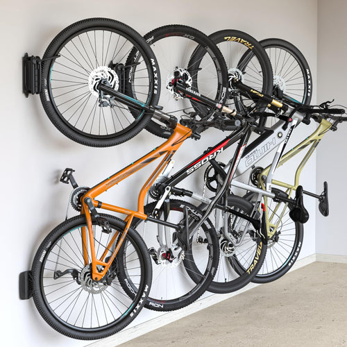 Fahrrad Wandhalterung schwenkbar 4er-Set Stahl 30 kg für Garage