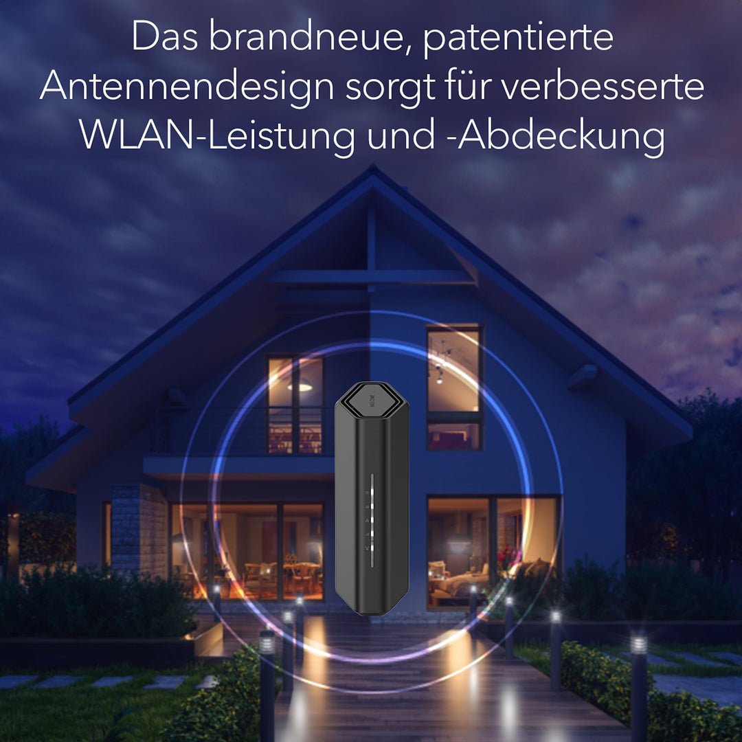WiFi 7 Router Dual Band 3,6 Gbit/s 135 m² für bis zu 50 Geräte - Bild 6