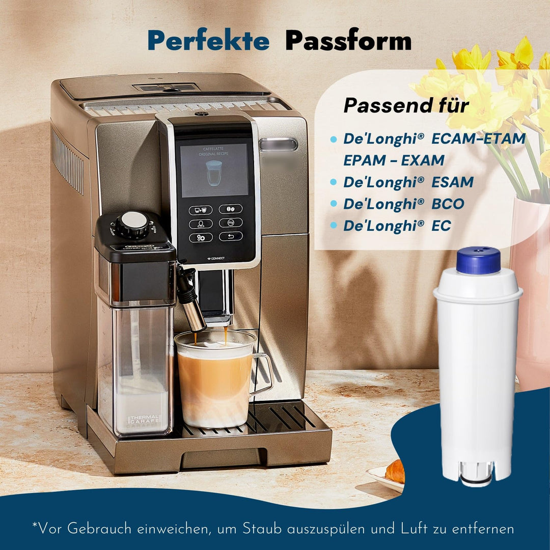 Wasserfilter für Kaffeevollautomaten 12er-Pack Aktivkohle Ersatzfilter - Bild 4