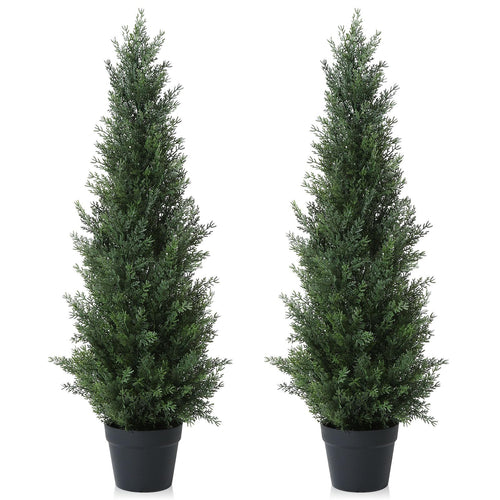 Künstlicher Zedernbaum 95 cm im Topf 2er Set Outdoor
