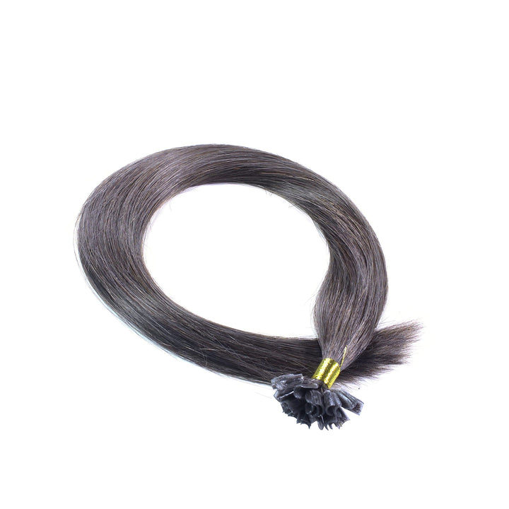 Echthaar Extensions Bondings glatt 60cm Dunkelblond 50 Strähnen - Bild 3
