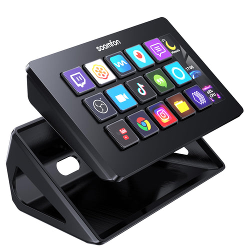 Stream Controller 15 LCD-Makrotasten mit Info-Display für PC & Mac