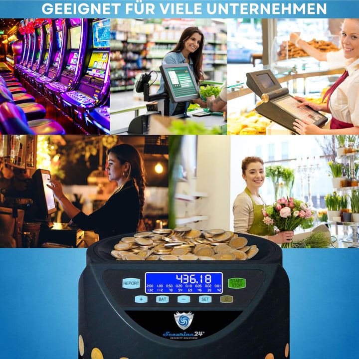 Münzsortierer &amp; Münzzähler Euro 1 Cent–2 Euro mit LCD-Display - Bild 9