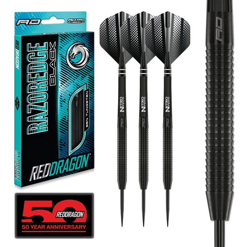 Steel-Tip Darts 85% Wolfram 24g mit Razor Edge Grip