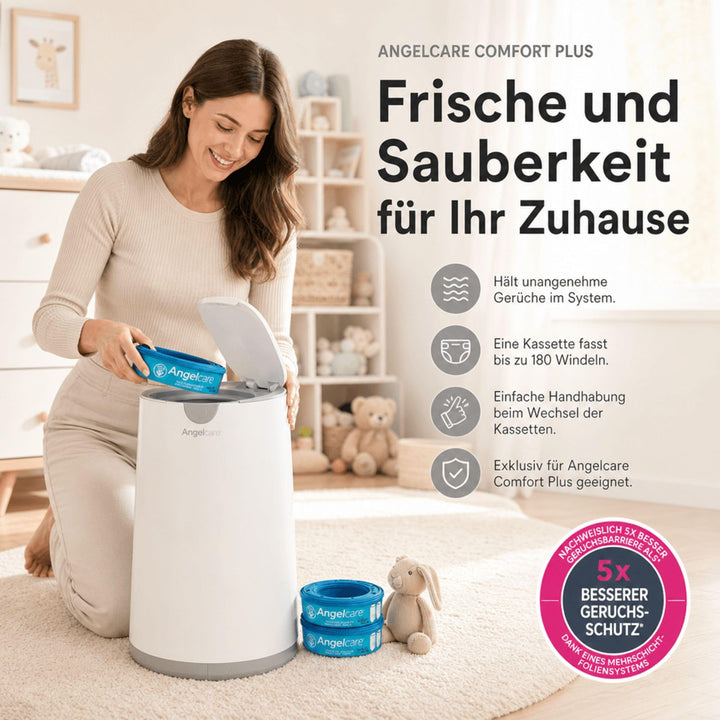 Windeleimer Nachfüllkassetten 8er-Pack Mehrschichtfolie für Comfort Plus - Bild 2