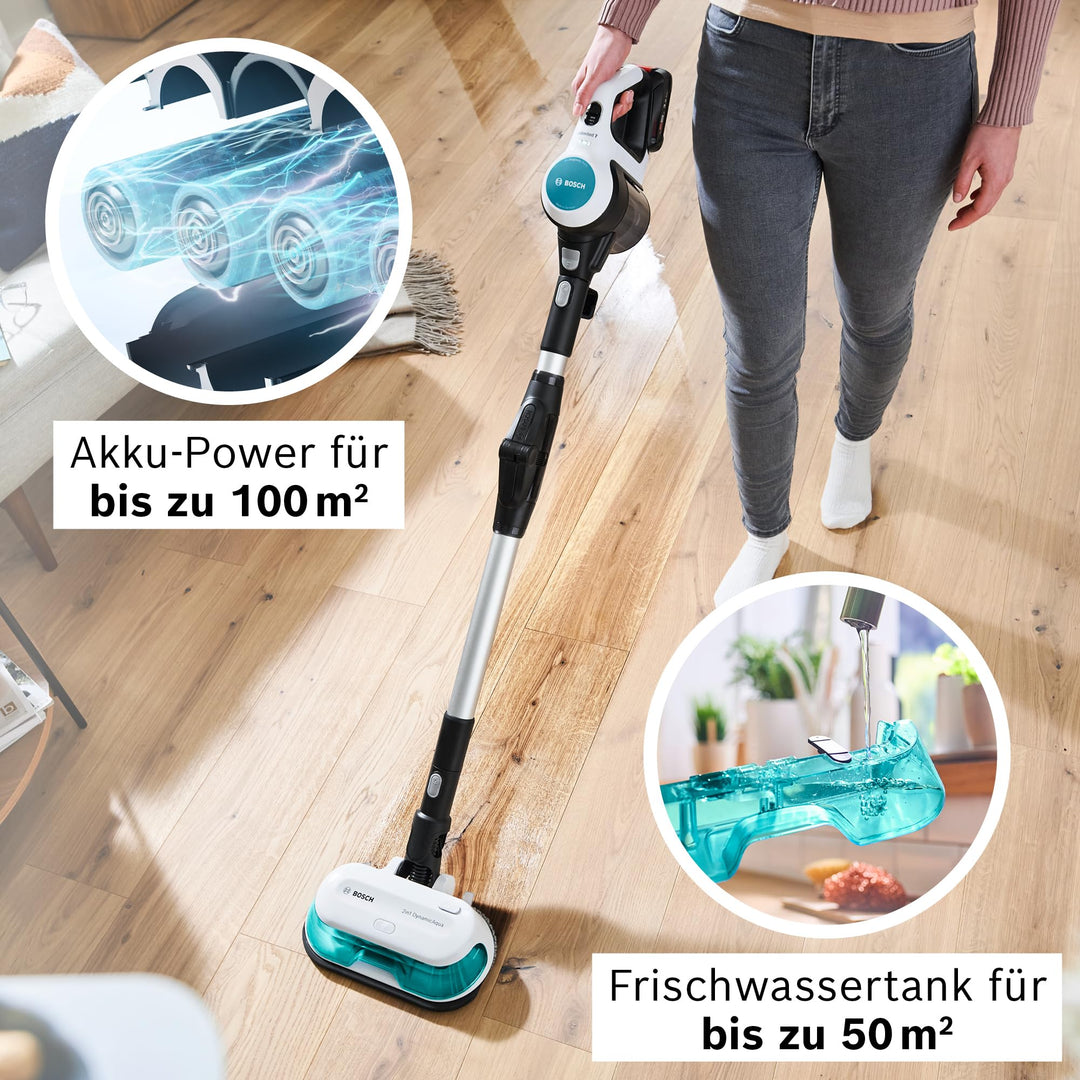 Akku-Staubsauger kabellos 2in1 Saugen &amp; Wischen HEPA Allergiker - Bild 10