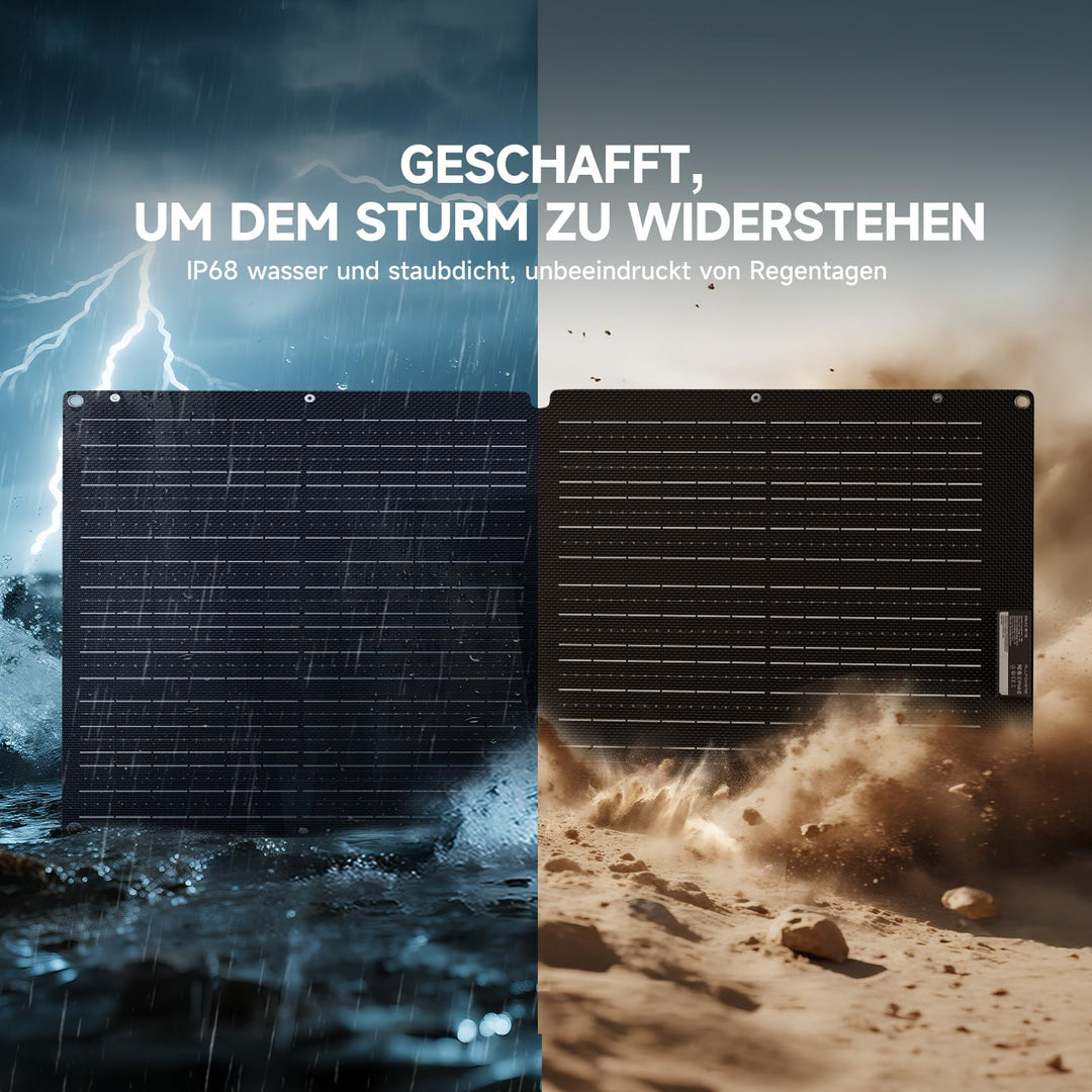 Faltbares Solarpanel 100W IP68 wasserdicht fuer Camping - Bild 5