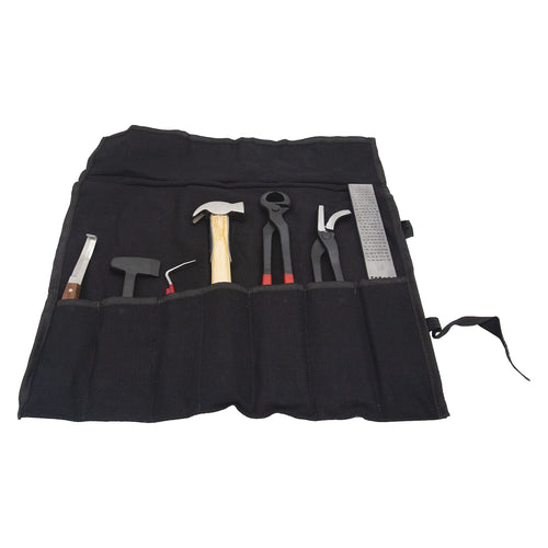 Hufbeschlag Werkzeug Set 7-teilig mit Rolltasche für Pferde