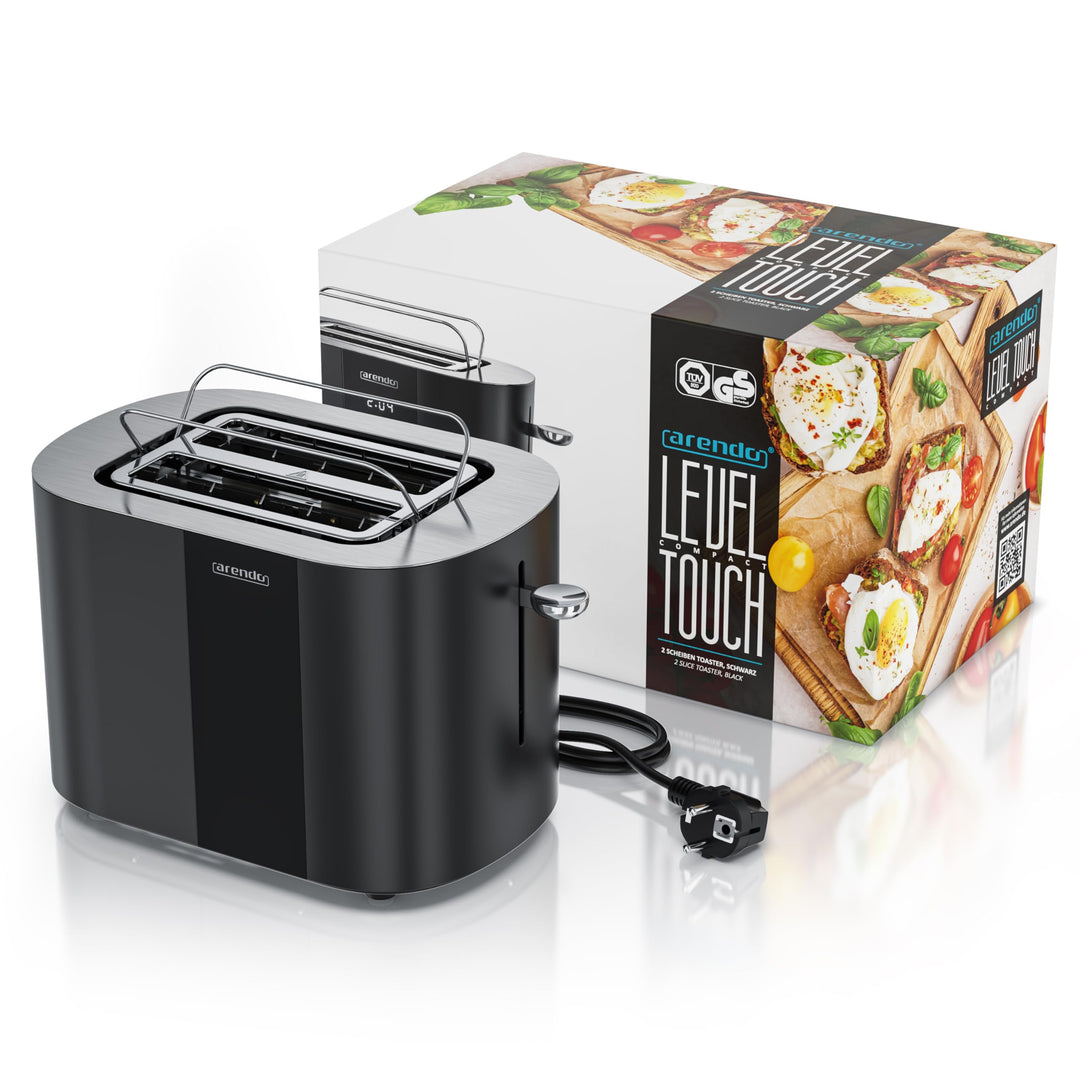 Toaster 2 Scheiben Edelstahl Touchscreen 6 Bräunungsgrade 800W - Bild 8