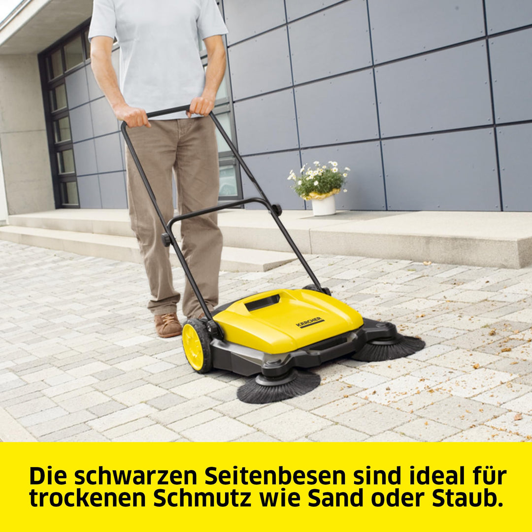 Kehrmaschine 2-in-1 mit 650 mm Arbeitsbreite fuer Hof und Terrasse - Bild 4