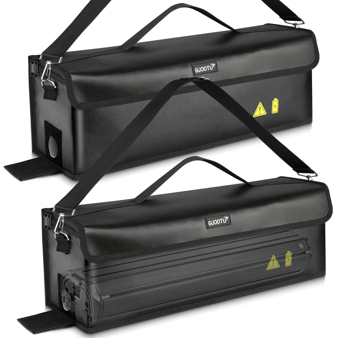 E-Bike Akku Schutztasche feuerfest 1400°C 49x15x15cm 2er-Set
