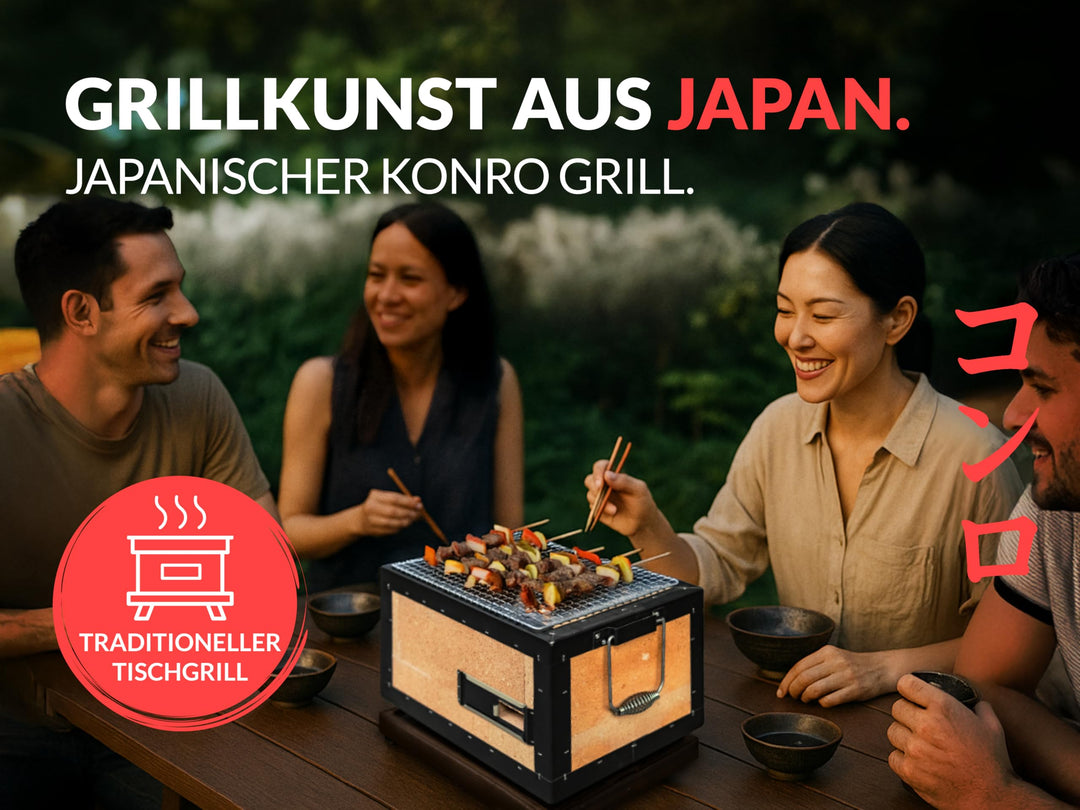 Konro Tischgrill Diatomit japanischer Holzkohlegrill für Yakitori - Bild 2