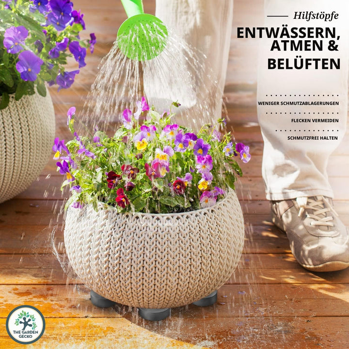 Blumentopf-Füsse Gummi 20 Stück für Töpfe bis 50 kg - Bild 3