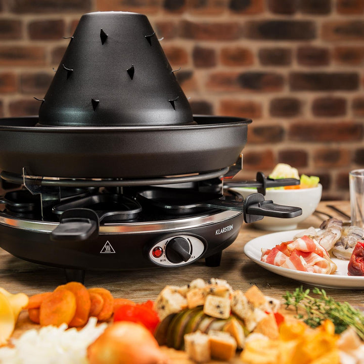 Raclette-Tischgrill 2-in-1 mit Tartarenhut 1500W für 6 Personen - Bild 2