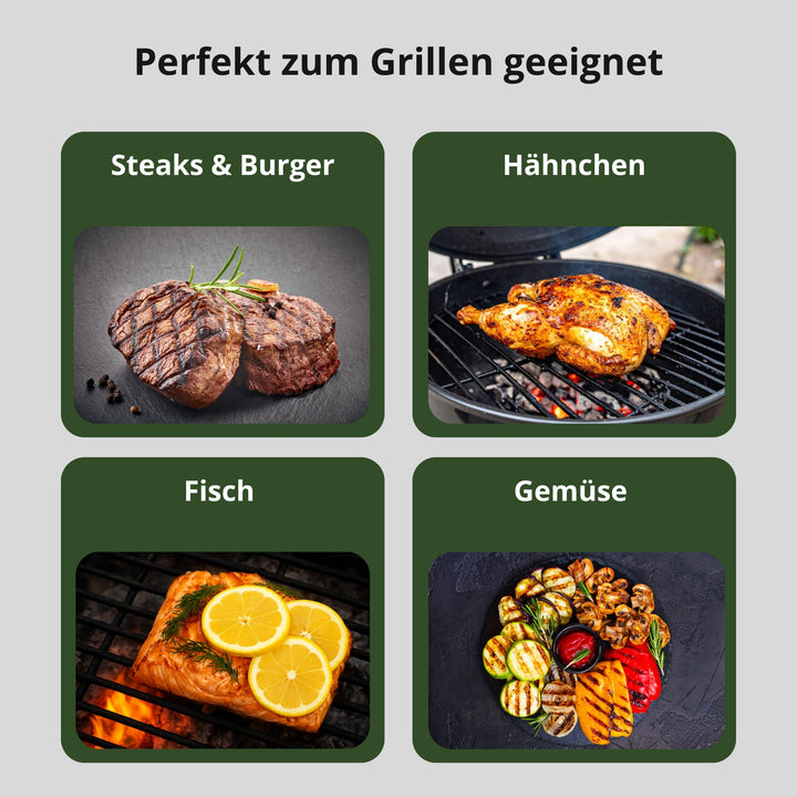 Grillrost Gusseisen emailliert Ø 54,5 cm für Kugelgrill 55–57 cm - Bild 7