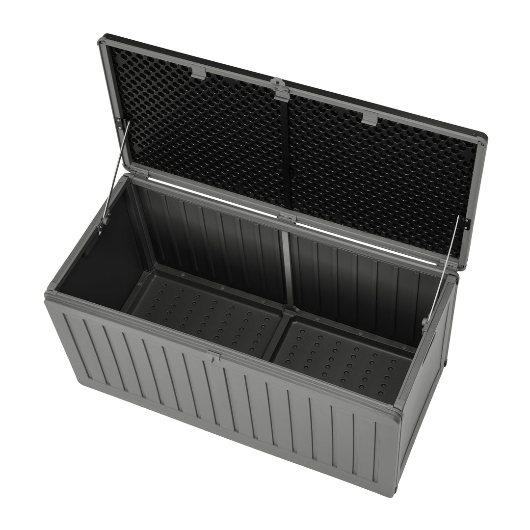 Gartenbox 270 L Kunststoff wasserdicht als Sitzbank nutzbar - Bild 7