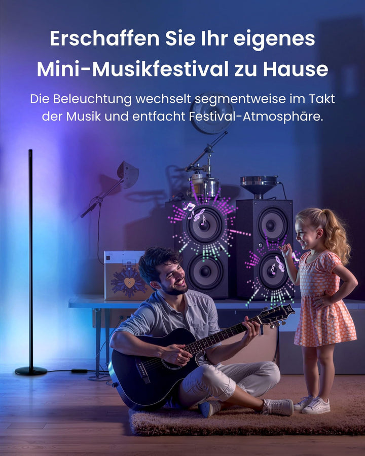 LED Stehlampe RGBICWW Smart Home Matter 1200 lm Musiksync - Bild 7