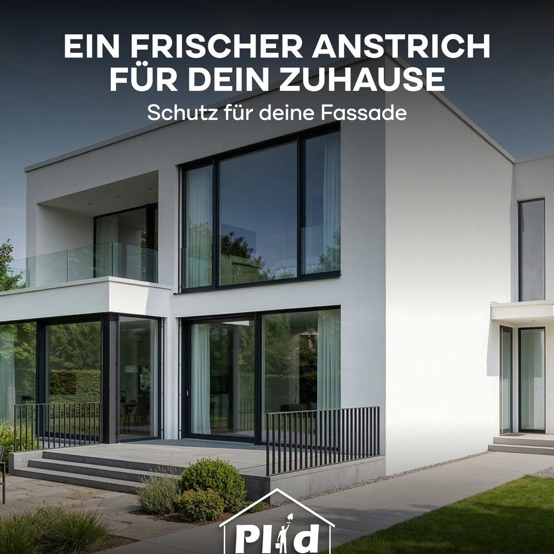 Fassadenfarbe Weiss matt 10 L für Putz Beton Mauerwerk - Bild 2