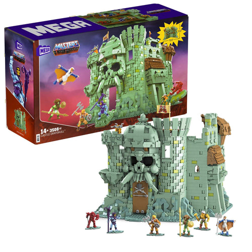 Bauset Castle Grayskull 3508 Teile mit 6 Mikro-Actionfiguren ab 14