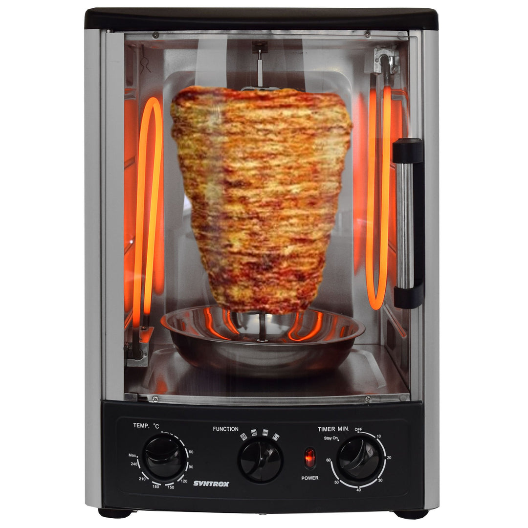 Vertikalgrill Multigrill 23 L mit Fleischkarussell 4 Funktionen