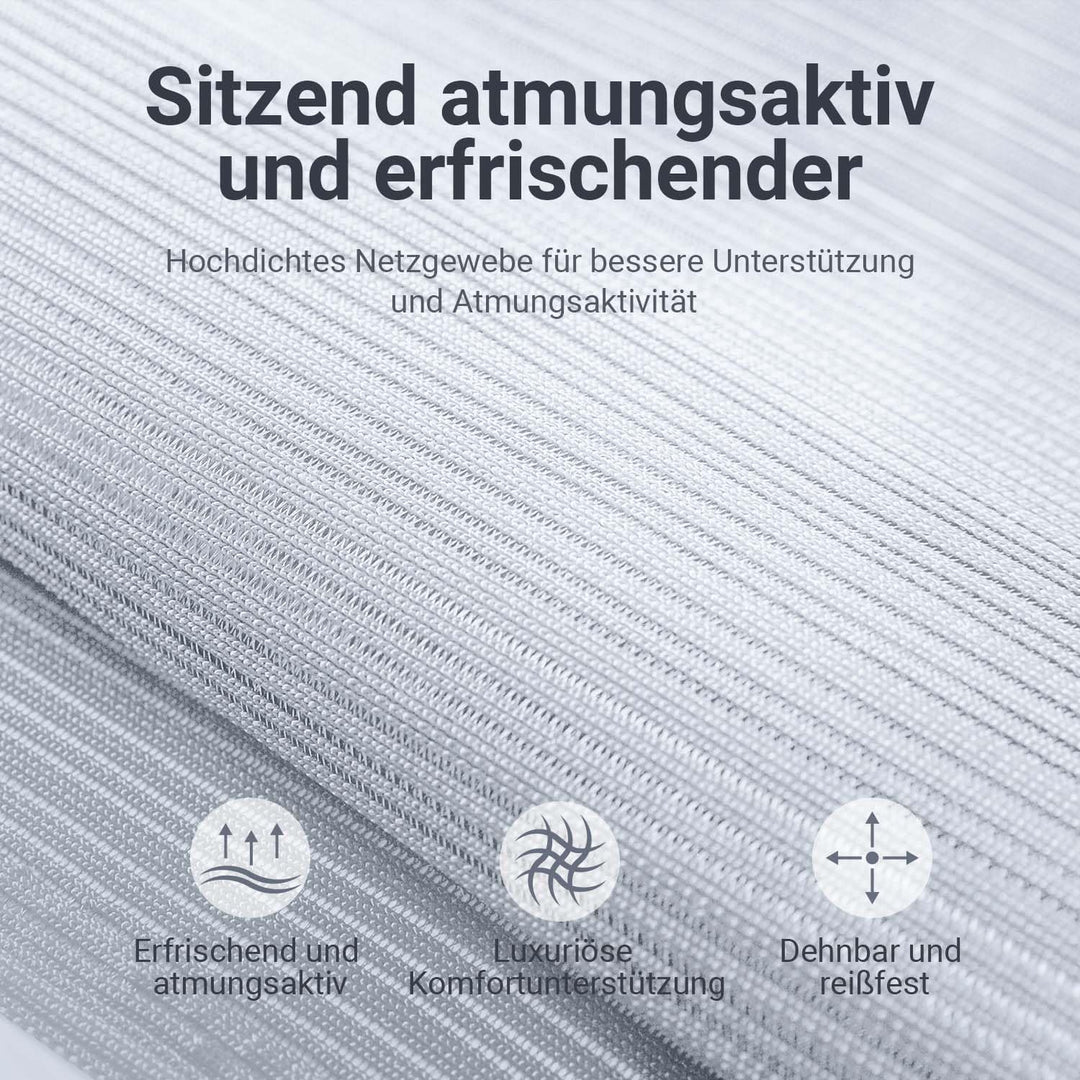 Bürostuhl Ergonomisch EN 1335 mit klappbaren Armlehnen Grau