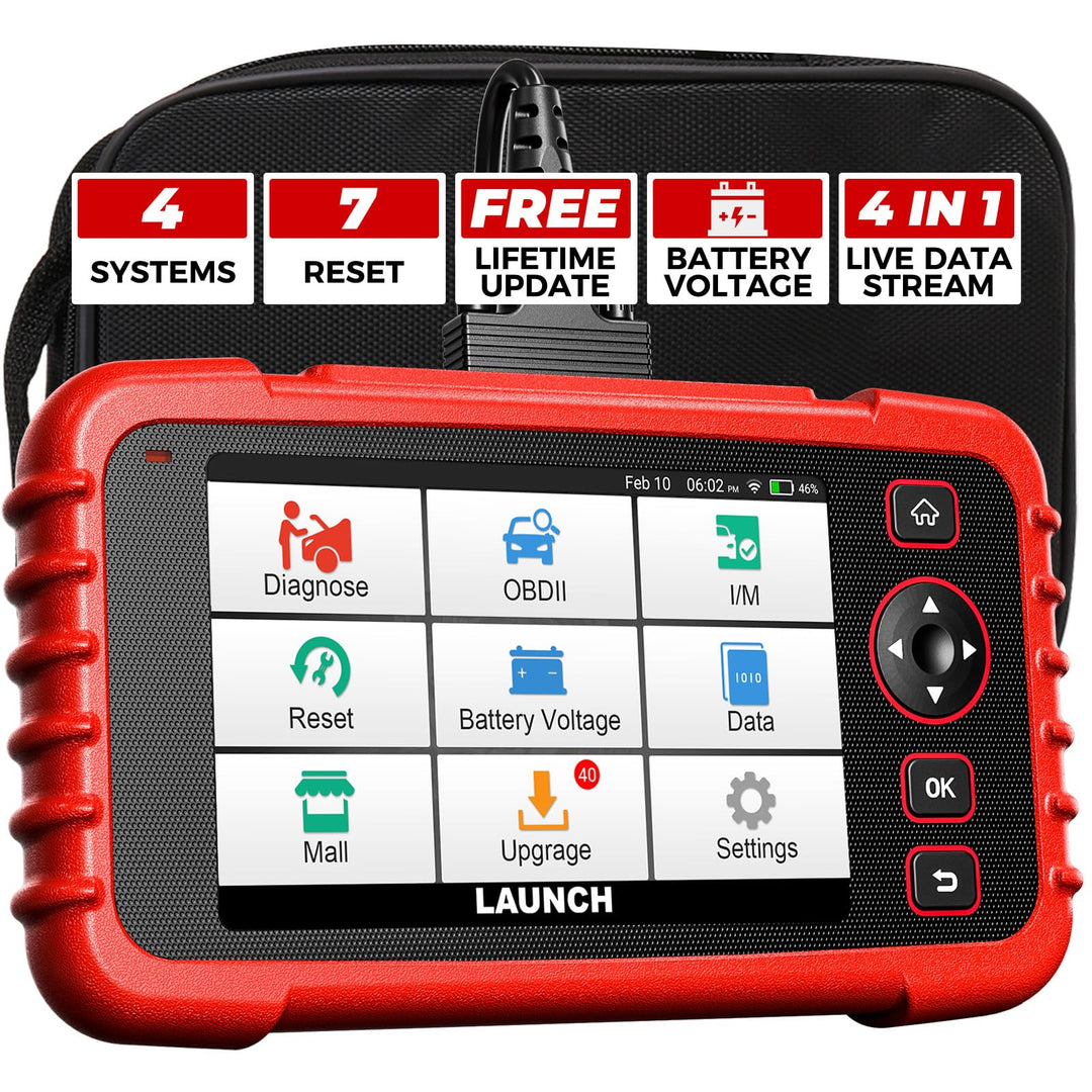 OBD2 Diagnosegerät 4-Systeme 7 Reset-Funktionen 5-Zoll-Touchscreen