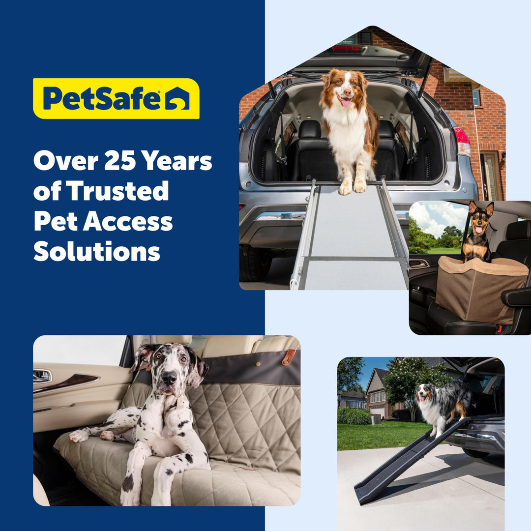 Faltbare Hundetransportbox Auto Fleece-Polster Sicherheitsgurt - Bild 8