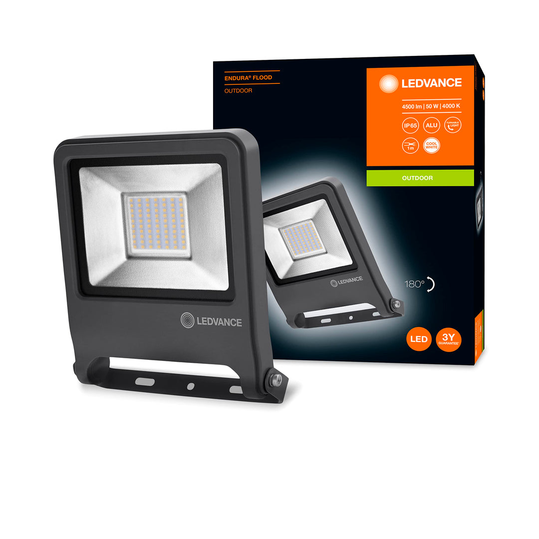LED-Aussenstrahler Aluminium IP65 Kaltweiß für Fassaden &amp; Garagen - Bild 5