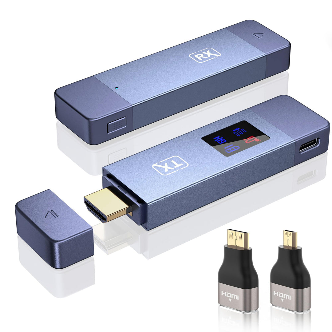 HDMI Funk-Set Transmitter &amp; Receiver 1080P 4K bis 30m kabellos