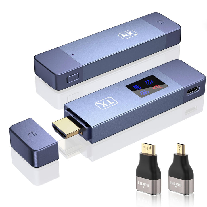 HDMI Funk-Set Transmitter &amp; Receiver 1080P 4K bis 30m kabellos