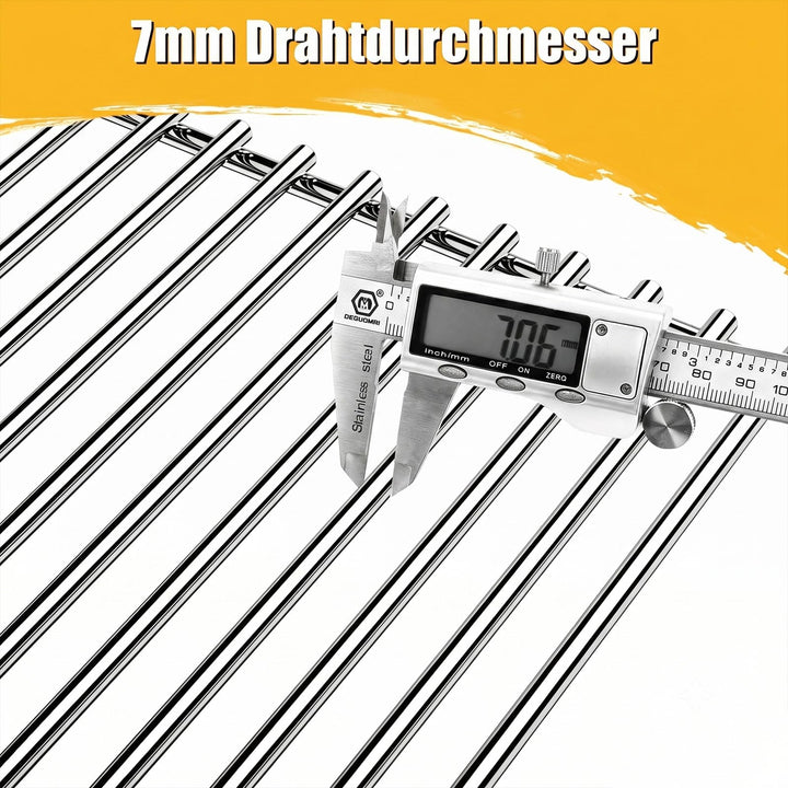 Grillrost Edelstahl 49,5x33cm für Weber Genesis E/S-310–330 (2007–2016), 2er-Set - Bild 5