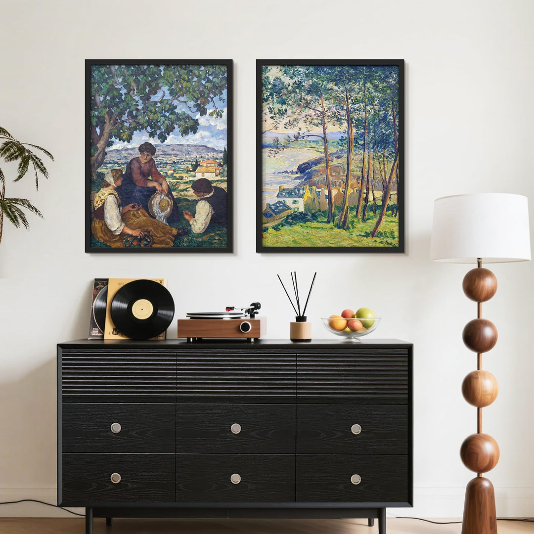 Bilderrahmen 60x80 cm Schwarz MDF mit Acrylglas 3er Set - Bild 5