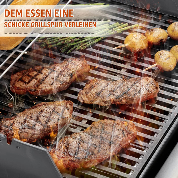 Grillrost Gusseisen 2er-Set 44,5x30 cm für Weber Spirit 300 - Bild 7