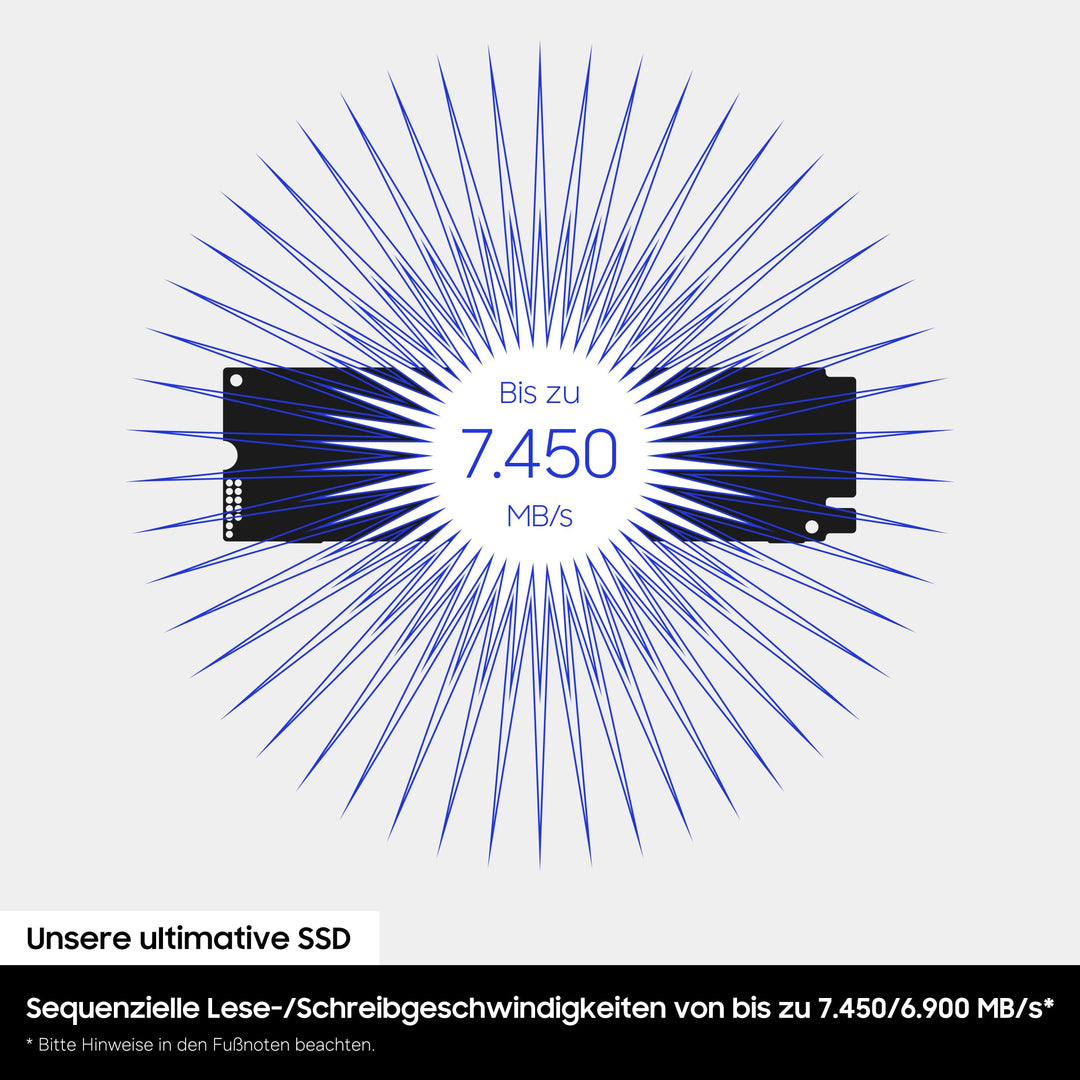 NVMe M.2 SSD 1 TB PCIe 4.0 7450 MB/s fuer Gaming und 4K-Video - Bild 3
