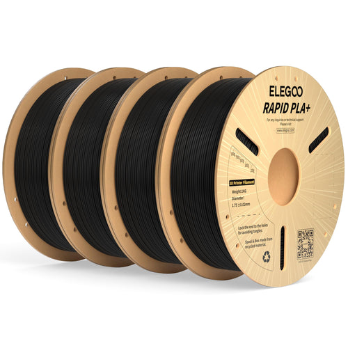 PLA+ Filament 1.75mm Schwarz 4kg Hochgeschwindigkeit bis 600mm/s