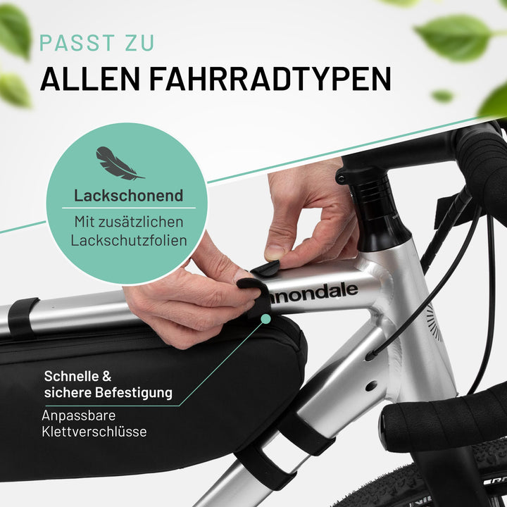 Rahmentasche Fahrrad wasserabweisend für Rennrad und Gravel - Bild 5